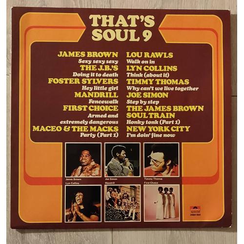 Various: That's Soul 9 - Vinyl 33 Trs.Compilation Netherlands 1973, Soul Funk -