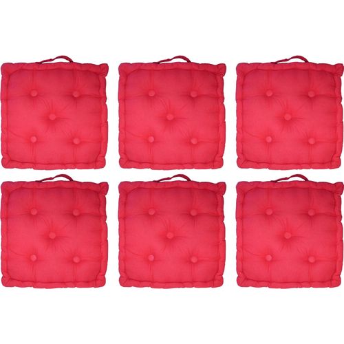 Coussin De Sol En Coton 40 Cm (Lot De 6)