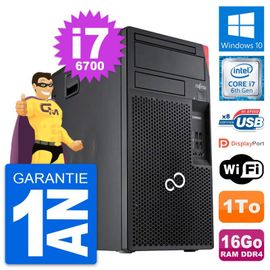 PC Tour Fujitsu Esprimo P557 MT Core i7-6700 RAM 16Go Disque 1To Windows 10 Wifi
