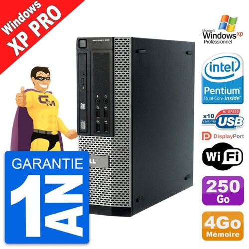 PC Dell OptiPlex 990 SFF Intel G630 RAM 4Go Disque Dur 250Go Windows XP Pro