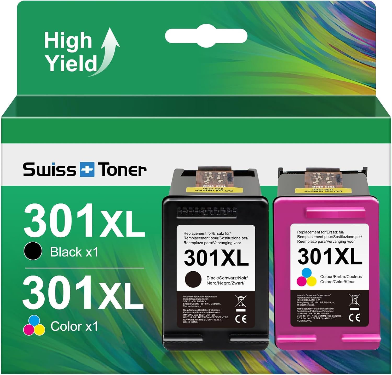 301Xl 301 Xl Cartouches D'Encre Remplacement Pour Cartouche Hp 301 ...
