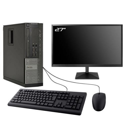 PC DELL Optiplex 7010 SFF - I3-3220, 16Go RAM, 500Go HDD, Win10, WiFi - Reconditionné
