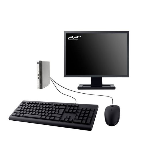 Mini PC I3 Ordinateur Bureau HP ProDesk 600 G3 SFF - Core I5-6500, 8 Go RAM, 250 Go SSD, Windows 10 Pro - Reconditionné I5 10500