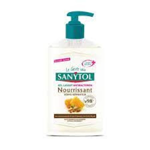 lot de 6 Savon liquide mains désinfectant nourrissant SANYTOL 250 ML