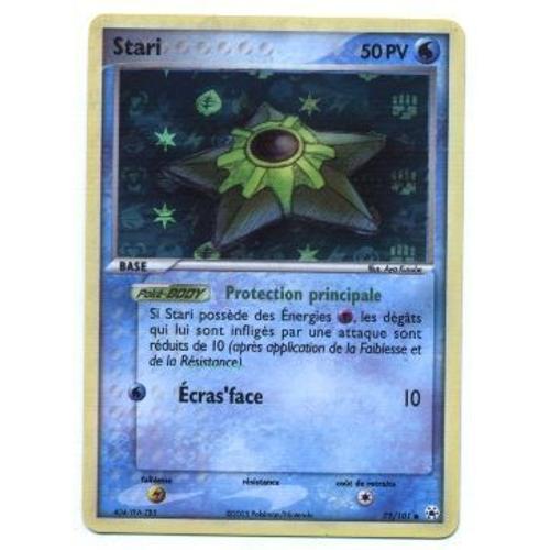 Pokemon Francaise Ex Legendes Oubliees Holo Inv N° 75/101 Stari