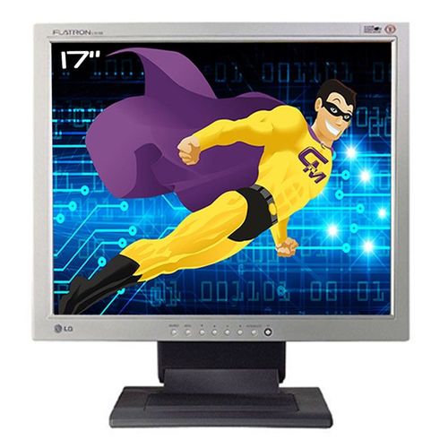 Ecran PC Pro 17" LG FLATRON L1710S LB700G-RL VESA VGA 5:4 1280x1024 Argenté