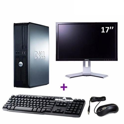 Lot PC DELL Optiplex 745 DT Intel Dual Core 1.8Ghz 2Go 2To XP Pro + Ecran 17"