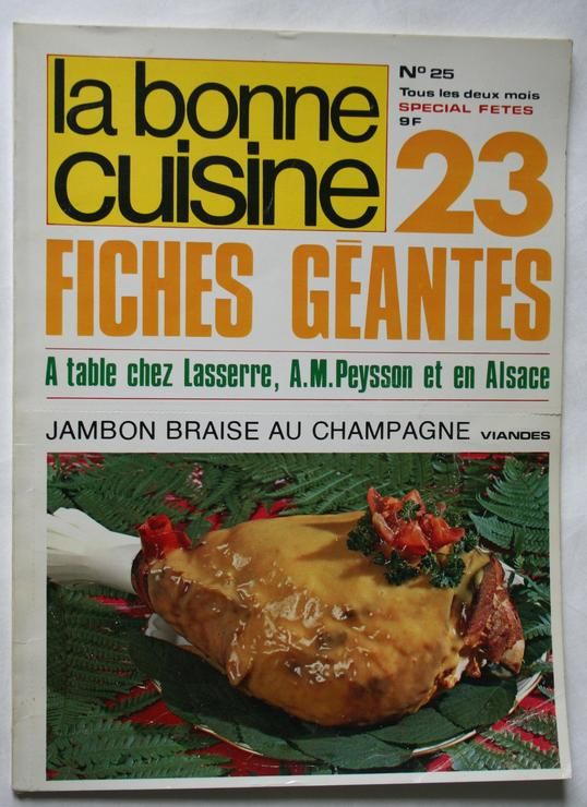 la bonne cuisine 23 fiches géantes N°40-