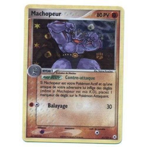 Pokemon Francaise Ex Legendes Oubliees Holo Inv N° 41/101 Machopeur