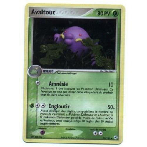 Pokemon Francaise Ex Legendes Oubliees Rare Holo Inv N° 50/101 Avaltout