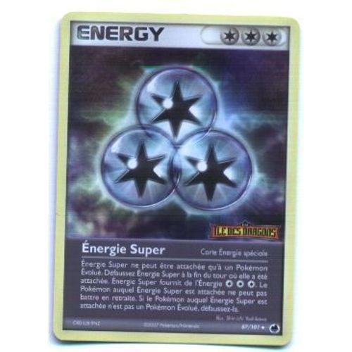 Pokemon Francaise Ex Ile Des Dragons Holo Inv N° 87/101 Énergie Super
