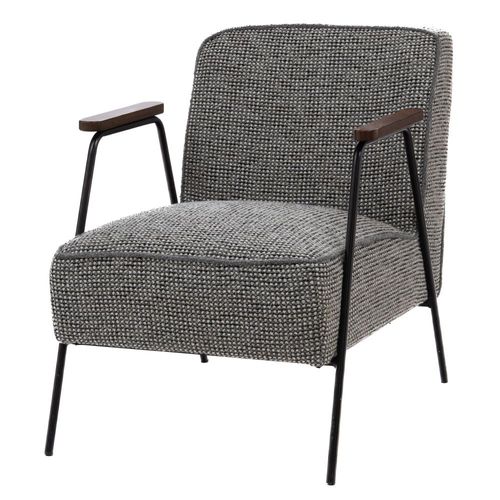 Fauteuil Huggy Chiné Gris