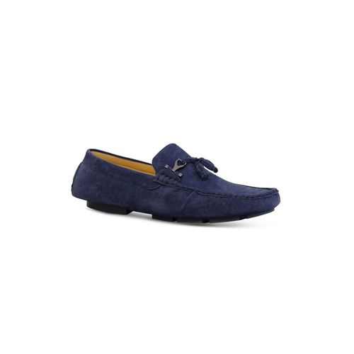 Mocassin Enfiler Bleu Homme