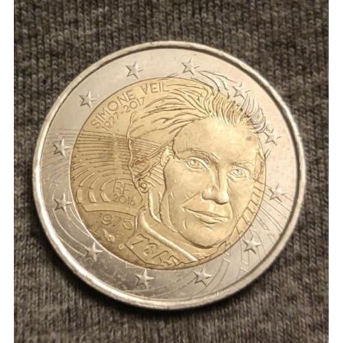 Pièce De 2 Euros Simone Veil 1927-2017