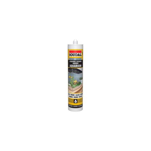 Mastic transparent élastique spécial Aquarium - 290 ml