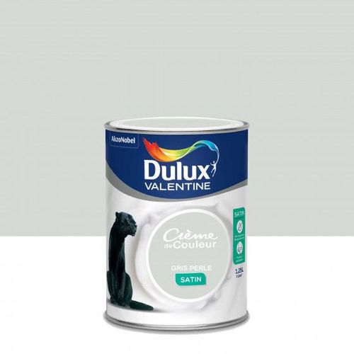 Peinture Crème De Couleur Gris Perle Finition : Satin | 1,25 L