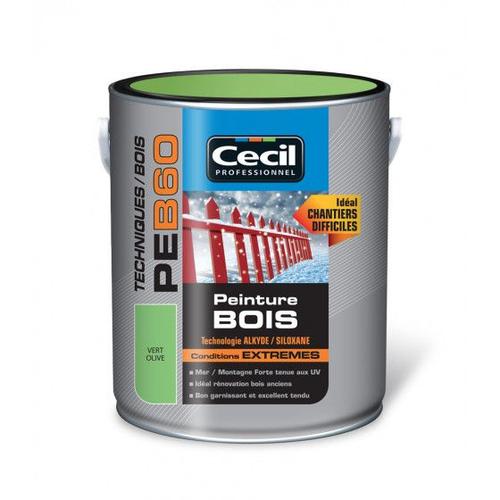 Peinture bois glycéro PE B60 - Blanc | 10 L Finition : Satin