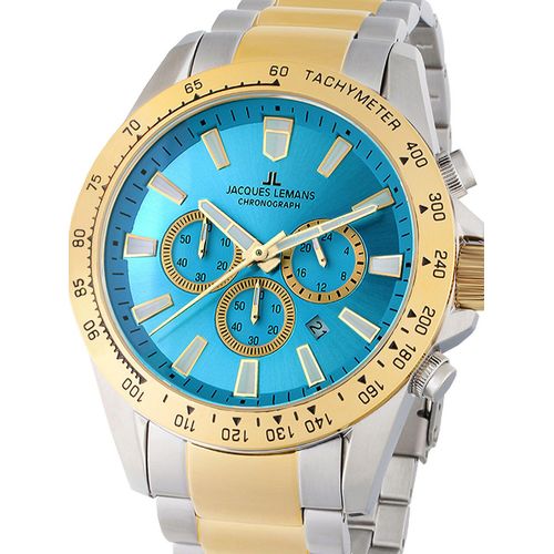 Mens Watch Jacques Lemans 1-2140j, Quartz, 48mm, 10atm