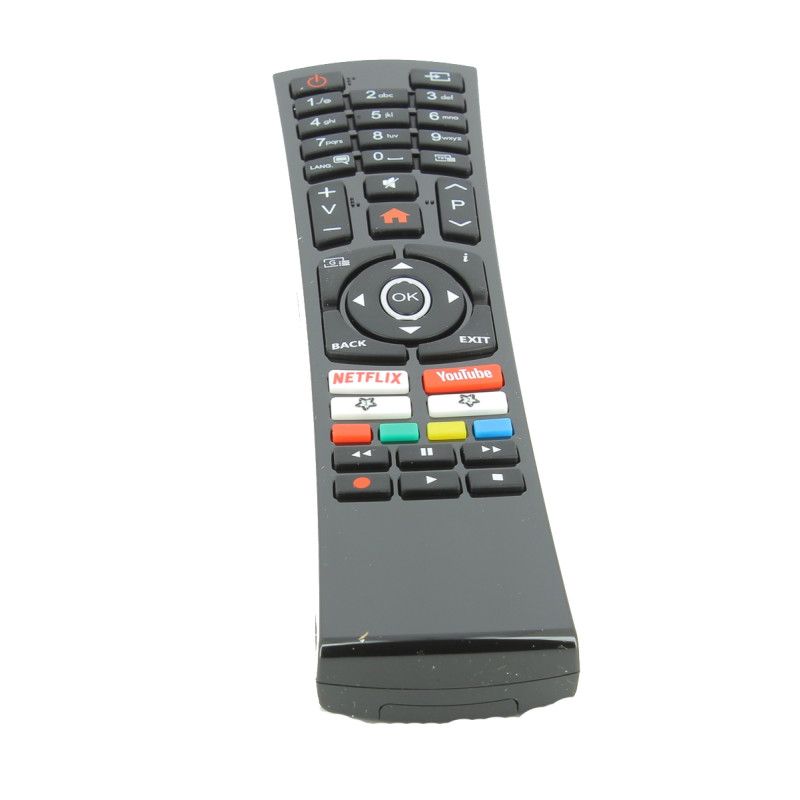 Telecommande RC4390 30100824 pour Téléviseur AYA, CONTINENTAL EDISON, DIGIHOME, EDENWOOD, ESSENTIEL B, GRANDIN, HITACHI, OCEANIC, QILIVE, SABA, SULPICE, TECHNICAL, TECHWOOD, TELEFUNKEN, TOSHIBA, WESTWOOD