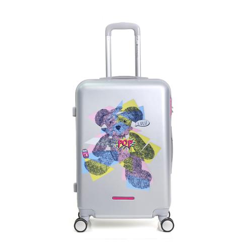 LULU CASTAGNETTE - Valise Grand Format ABS/PC OURS POP 4 Roues 75 cm