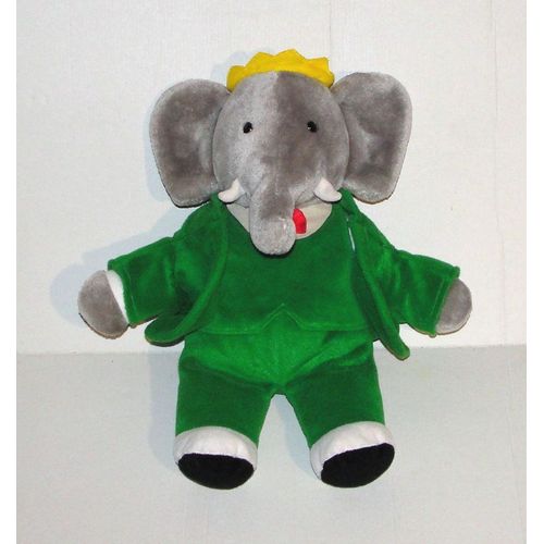 Peluche Babar Vintage Gund Elephant L De Brunhoff 36 Cm