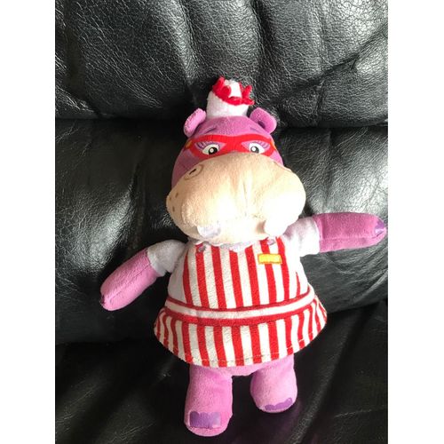 Peluche Doudou Disney Docteur Hallie L'hippopotame Hauteur 22 Cm