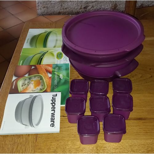 Tupperware Microgourmet Cuiseur Vapeur Pour Micro-Ondes - Plastique Sans Bpa