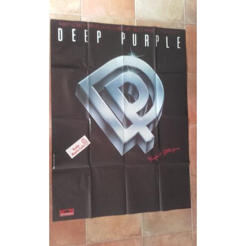 Deep Purple : Affiche Originale Concerts Paris 1985