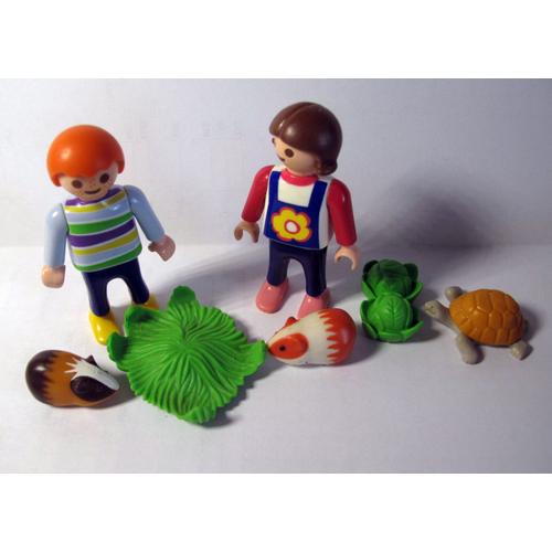 Playmobil 3210 - Enfants Et Cochons D'inde