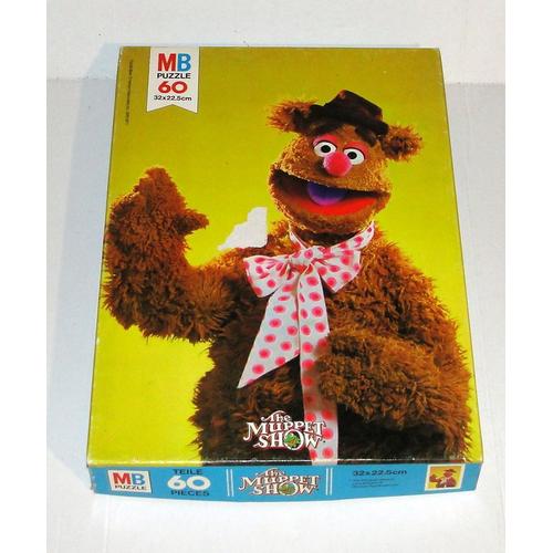 Puzzle The Muppet Show Fozzie 60 Pieces Vintage Mb Jeux 1977