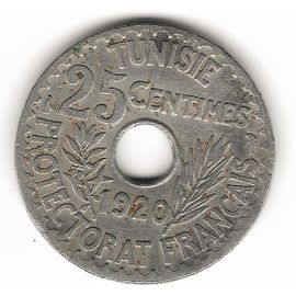Vente 25 Centimes/ Tunisie 1920 Protectorat Français