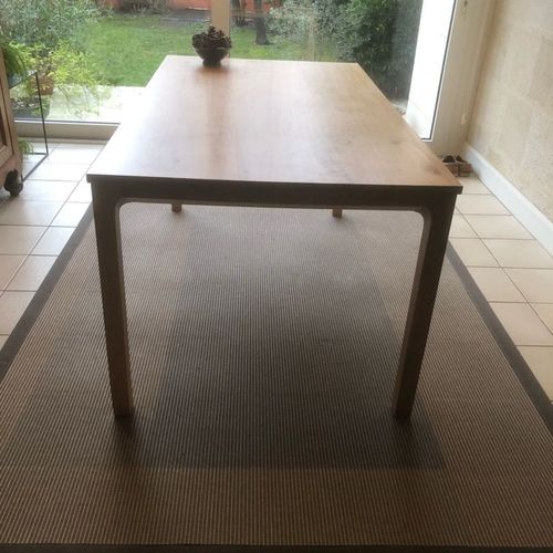 Table De Salle À Manger En Hêtre Naturel L 160 X L 90 H 75