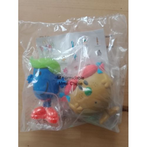 Lot De 4 Sachets Figurines Monsieur Et Madame Happy Meal