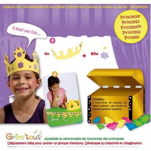 Kit Princesse Accessoires De Déguisement
