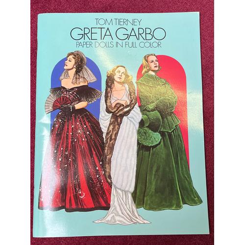 Greta Garbo Paper Dolls In Full Color 