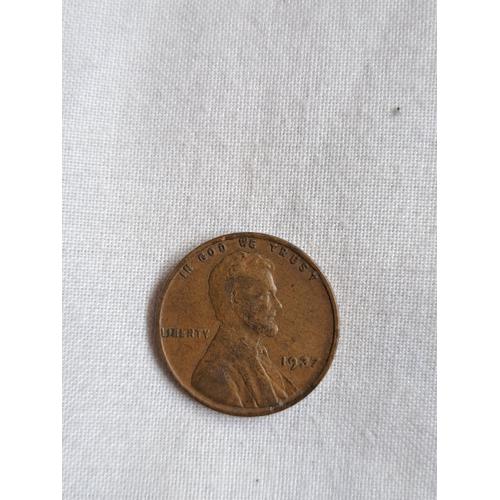 Pièce De Monnaie One Cent 1937