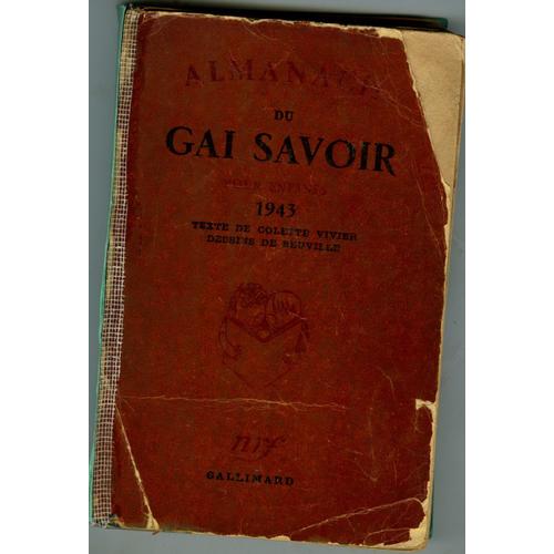 Almanach Du Gai Savoir Pour Enfants 1943