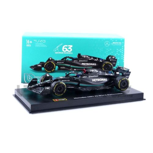 Bburago 1/43 38081r/63 Mercedes-Amg W14 - Season Car 2023 (G. Russell) Diecast Modelcar-Bburago