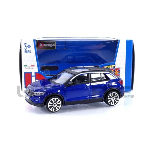Bburago 1/43 30455bl Volkswagen T-Roc - 2021 Diecast Modelcar-Bburago