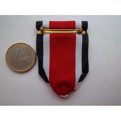 Ruban Repro 2e Guerre Mondiale Croix De Fer Allemande 2e Classe Collection Militaire