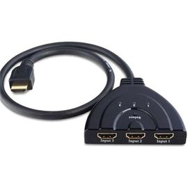 Nouveau Haute Qualité 3 Port HDMI 1080P 3D AUTO commutateur switch Hub avec câble pour la TVHD DVD