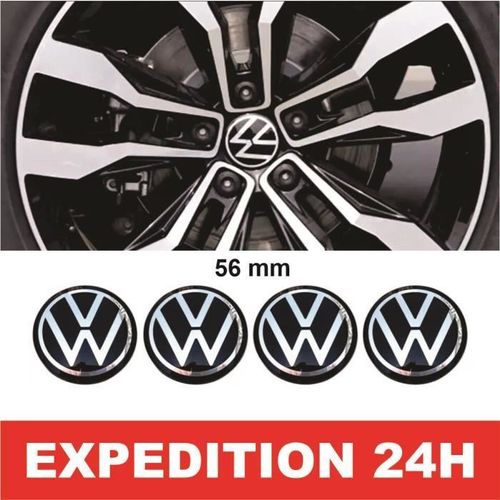4 X Centres De Roue Caches Moyeux Vw 56mm Volkswagen 6n0601171 Ms47 Fr