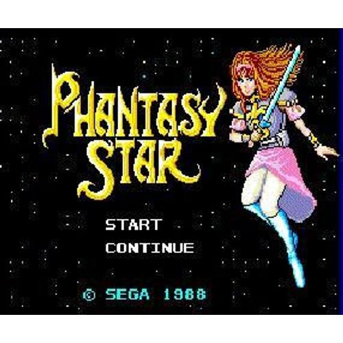 Phantasy Star 1 Sega Master System