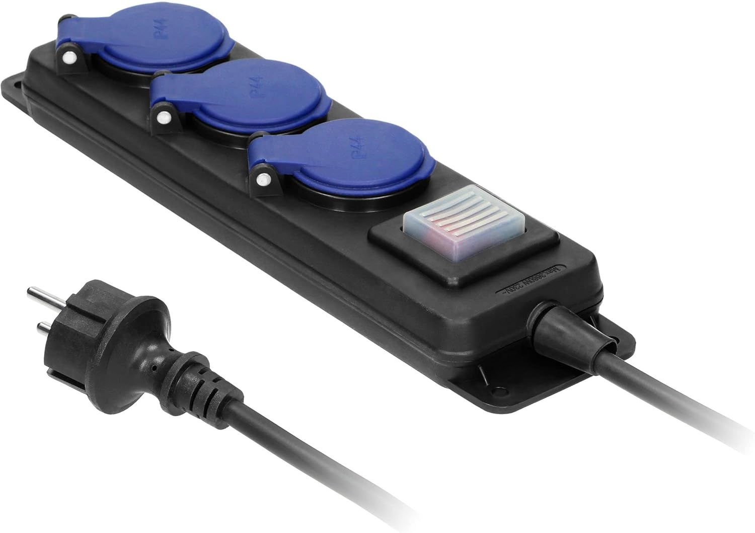 Prise Exterieure Etanche Rallonge d'Atelier Etanche IP44 3 Prises I...