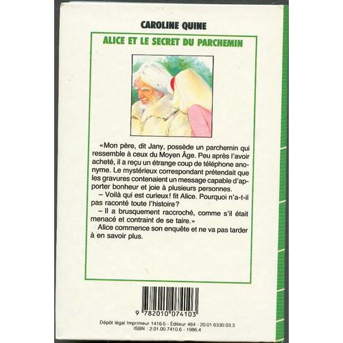 Alice Et Le Secret Du Parchemin