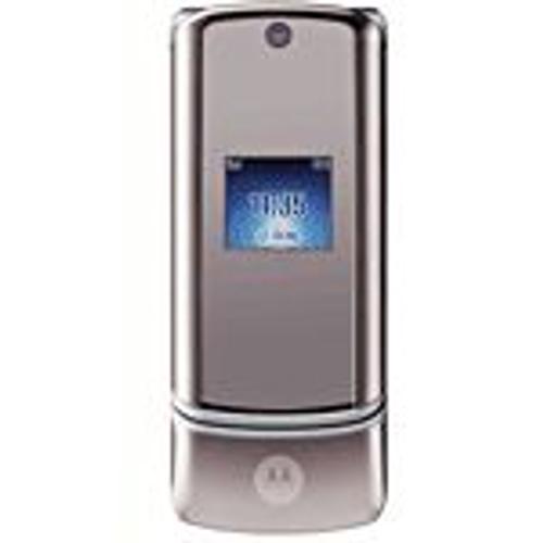 Motorola MOTOKRZR K1 Silver/Argenté (KRZR K1) - Téléphone EDGE - avec appareil photo numérique 2 MPixels -  lecteur numérique - GSM