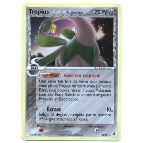 Pokemon Francaise Ex Ile Des Dragons Rare N° 23/101 Tropius