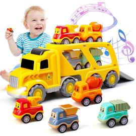 Dessin animé éducatif pour enfants de 4 voitures - un camion