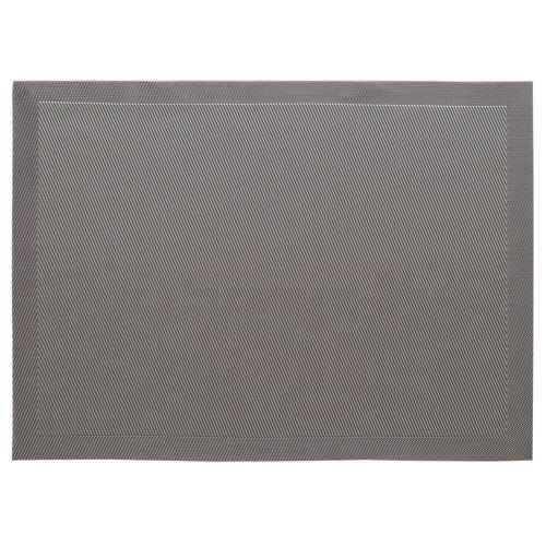 Lot De 2 Sets De Table Synthétique 33x46 Cm Takao Gris Ardoise