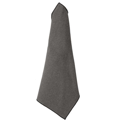 Lot De 3 Torchons De Cuisine 50x70 Cm Hono Gris Granit 100% Coton